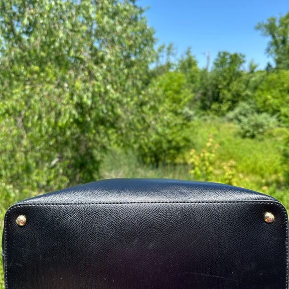 Michael Kors Cindy Medium Size Satchel Black Handbag - Picture 6 of 13